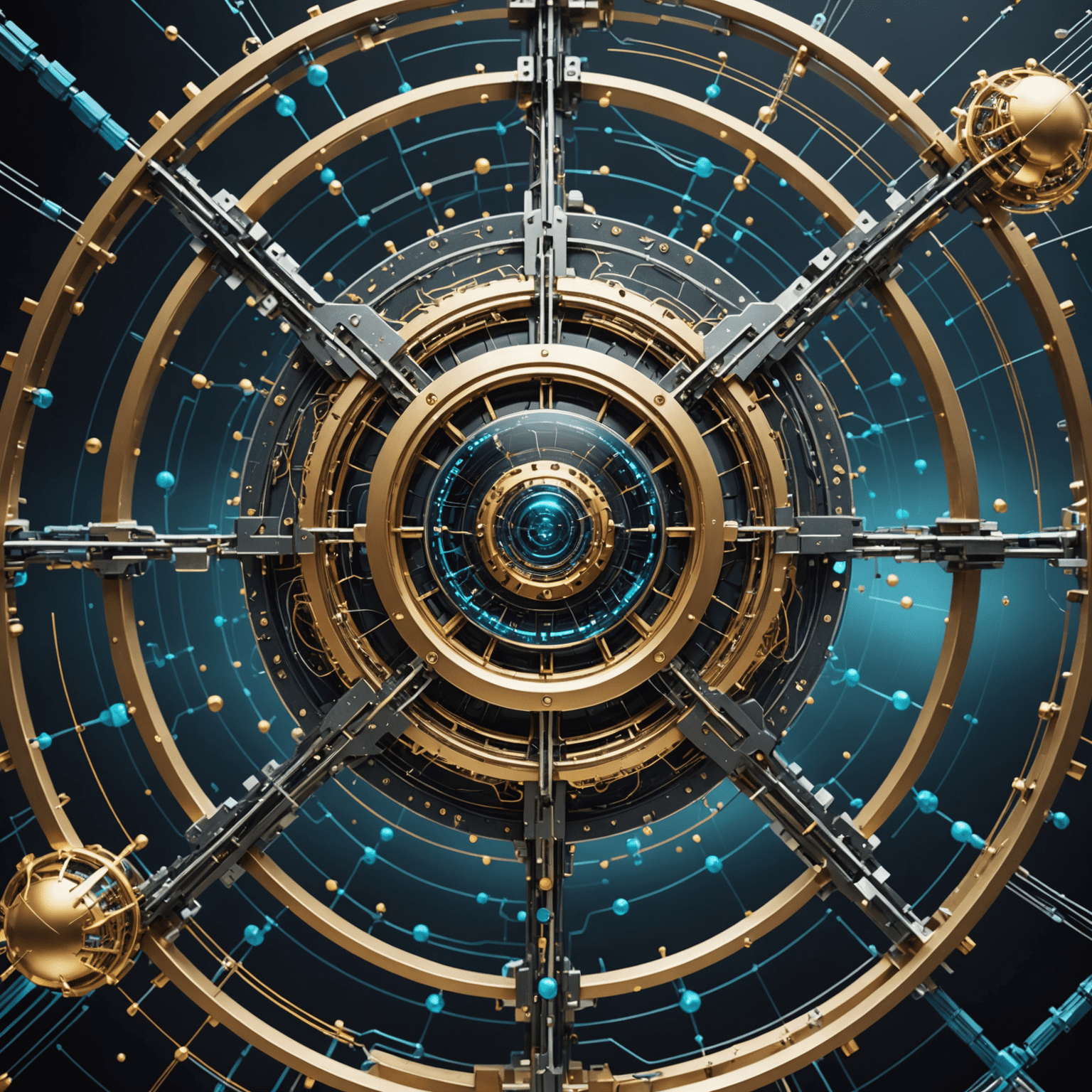 A visual representation of quantum computing benefits, showing increased speed, enhanced security, and complex problem-solving capabilities. The image includes abstract representations of qubits and quantum entanglement.